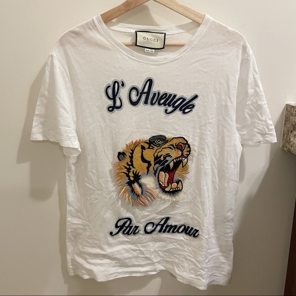 ❌ SOLD❌Gucci tiger head tshirt